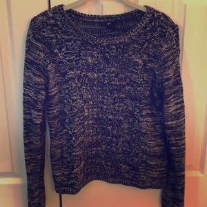 Cable knit sweater